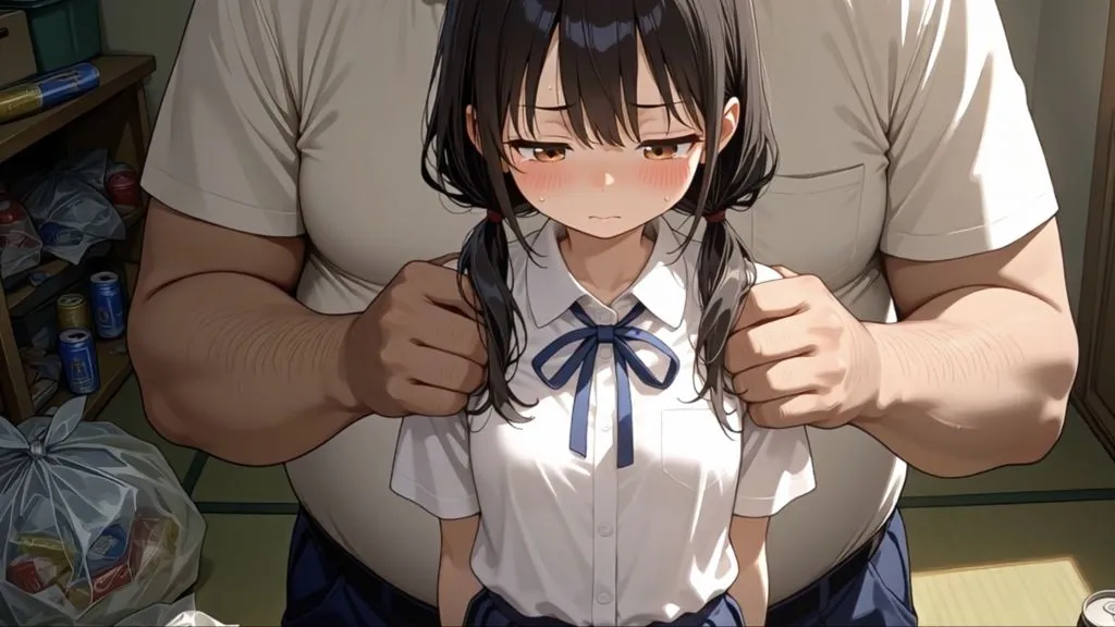 [とりあたま(Toriatama)] 【アニメ】汚部屋おじさんのいいなりになって性教育されちゃう動画 | anime | 05:46